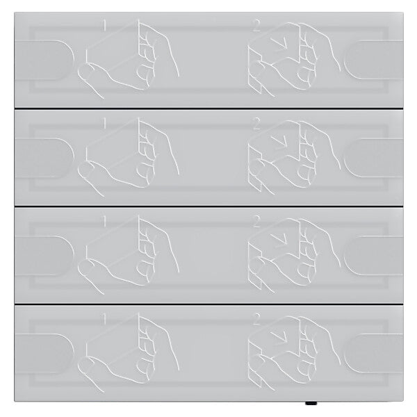 Gira KNX Tastsensor 4 Komfort 4f TS4 anthr 5004028